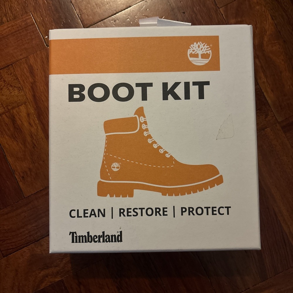 Timberland Boot Cleaning‎ Conditioning Waterproofing Brush Kit - Brand New